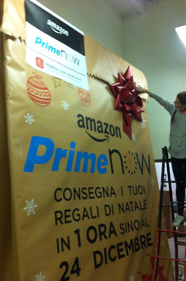 Pacco Amazon (particolare)